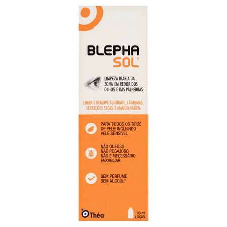 Blephasol, micellaire vloeistof voor de dagelijkse verzorging van gevoelige oogleden, 100 ml