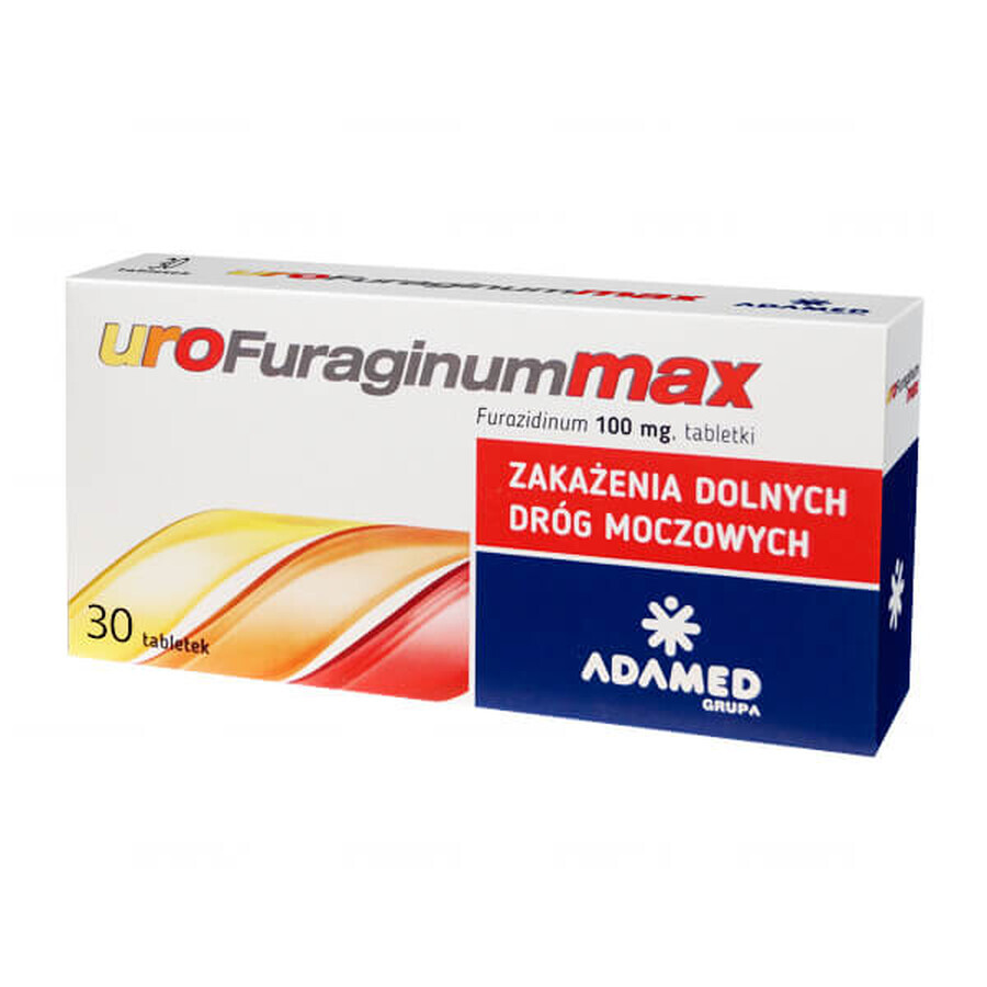 UroFuraginum Max 100 mg, 30 compresse