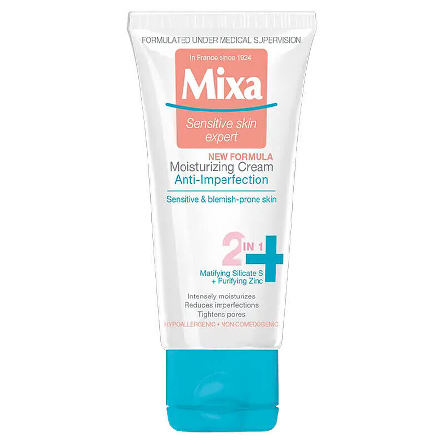 Mixa Anti Imperfection, moisturizing cream against imperfections, 50 ml