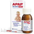 Apap voor kinderen Forte 40 mg/ml, orale suspensie, 85 ml