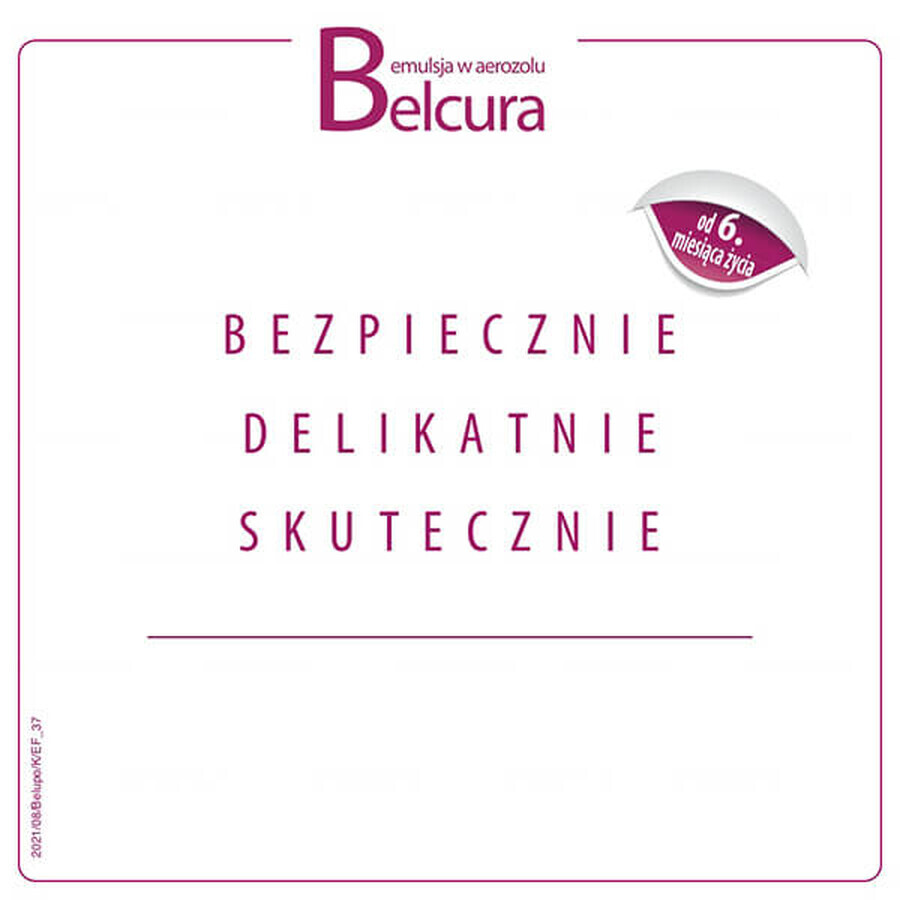 Belcura, emulsión body spray con plata micronizada, 125 ml