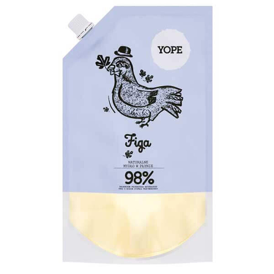 Yope Fig, natuurlijke vloeibare handzeep, reserve, 500 ml