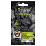 Bielenda Carbo Detox, zuiverend houtskoolmasker, gemengde en vette huid, 8 g