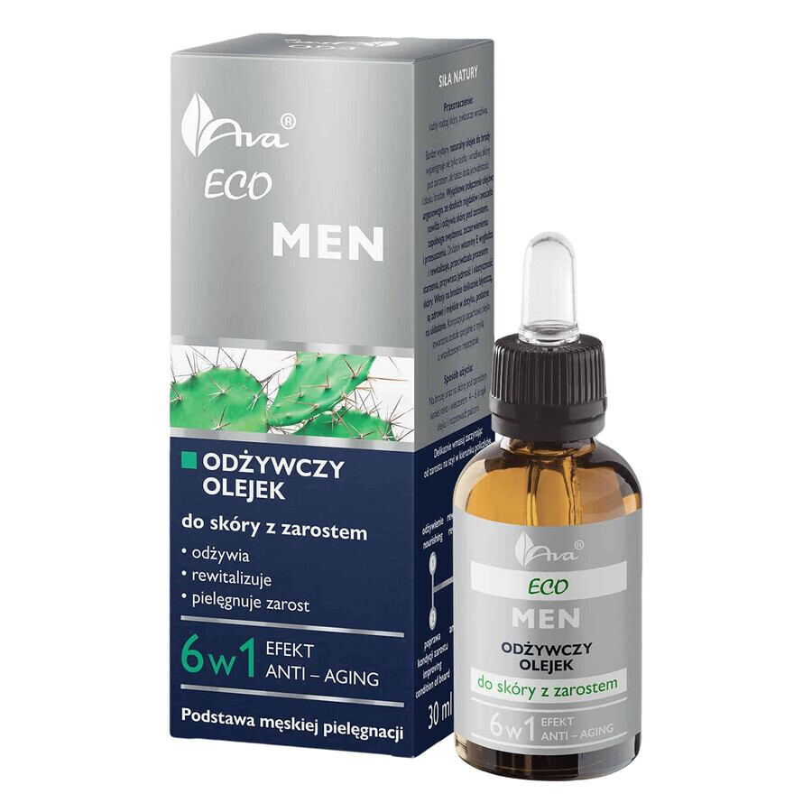 AVA Eco Men, nährendes Öl für die bärtige Haut, 30 ml