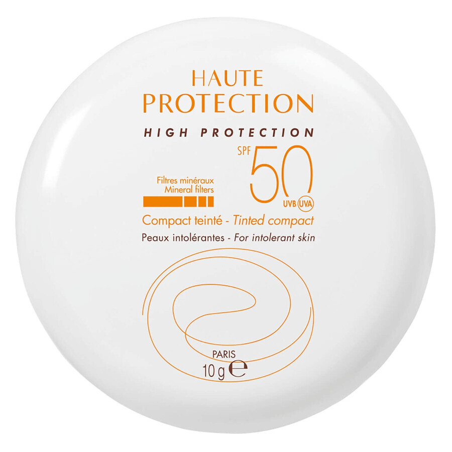 Avène Sun, compact minéral protecteur, peau hypersensible, SPF 50, 10 g