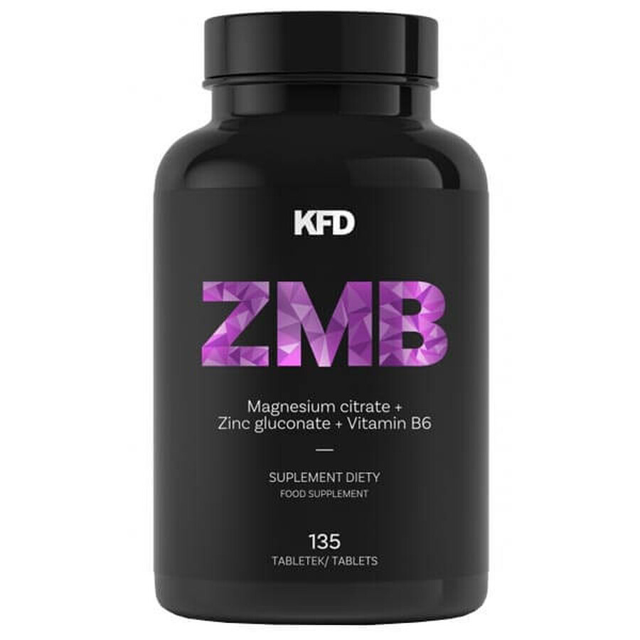 KFD ZMB Magnesium + Zink + Vitamine B6, 135 tabletten