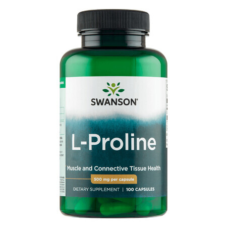 Swanson L-Proline, L-Proline, 100 gélules