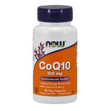 Now Foods, CoQ10, Co-enzym Q10 100 mg + meidoorn, 90 capsules