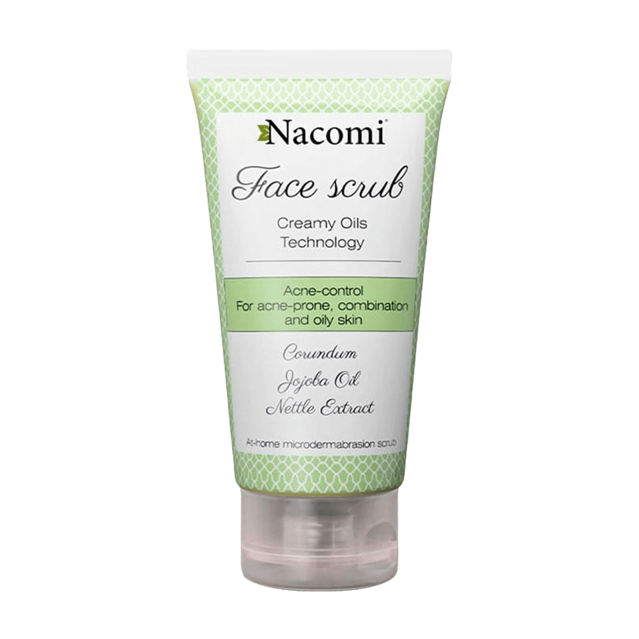 Nacomi, anti-acne gezichtsscrub, natuurlijk, 85 ml