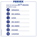 Fervex 500 mg + 200 mg + 25 mg, granulat pentru soluție orală, 12 pliculețe