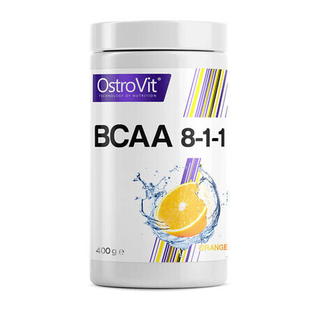 OstroVit, BCAA 8:1:1 Sinaasappel, 400 g