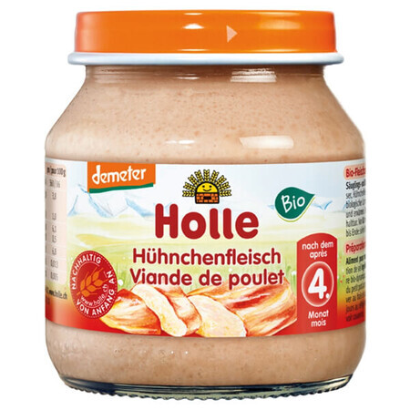 Holle Bio dish, chicken, after 4 months, 125 g