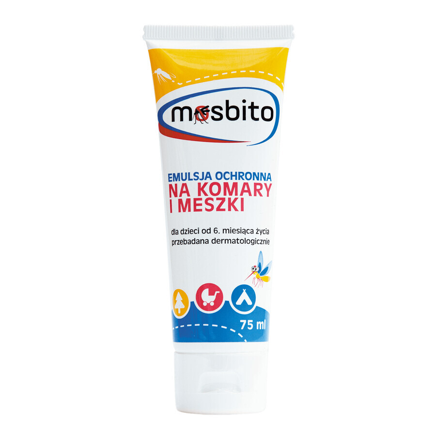 Mosbito Baby, muggen- en muskietenwerende emulsie voor kinderen vanaf 6 maanden, 75 ml