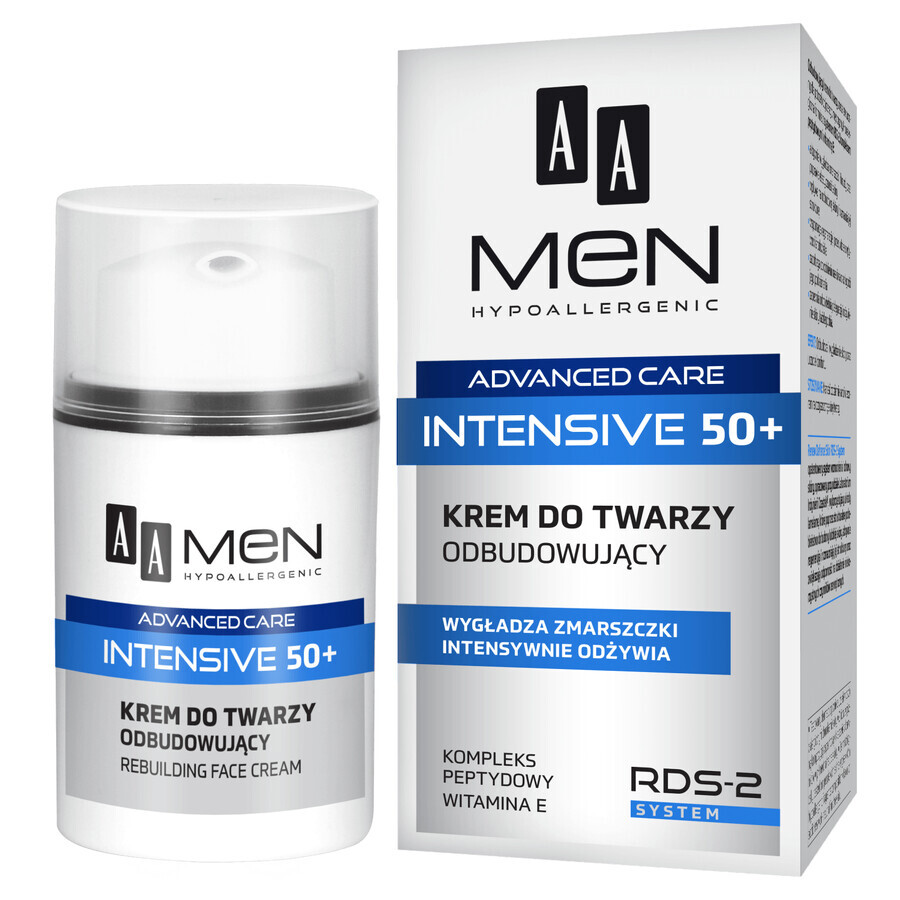 AA Men Intensive 50+, herstellende gezichtscrème, 50 ml