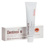 Dentinox N (150 mg + 3.4 mg + 3.2 mg)/g, gel for application to the gums, 10 g