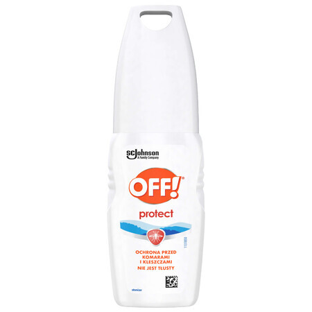 OFF! Protect, bescherming tegen muggen en teken, verstuiver, DEET 7%, 100 ml