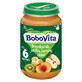 BoboVita Postre, melocot&#243;n, manzana, pl&#225;tano, kiwi, despu&#233;s de 6 meses, 190 g