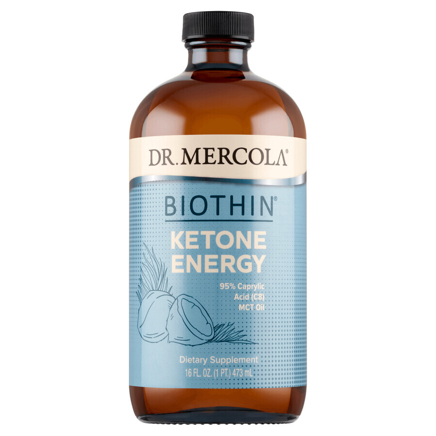 Dr. Mercola Ketone Energy MCT-olie, 473 ml