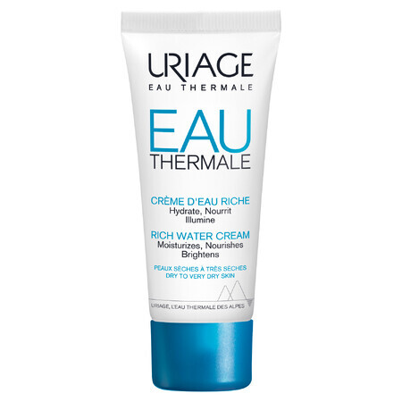 Uriage Eau Thermale, crema hidratante rica activa, 40 ml