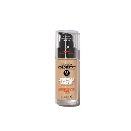 Revlon ColorStay, foundation voor gemengde en vette huid, nr. 180 Sand Beige, 30 ml