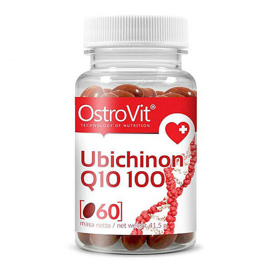 OstroVit, Ubiquinone Q10 100 mg, Co-enzym Q10, 60 capsules