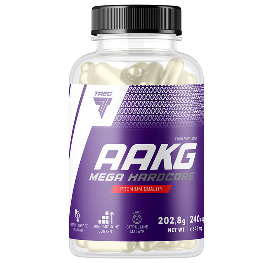 Pass AAKG Mega Hardcore, 240 capsules