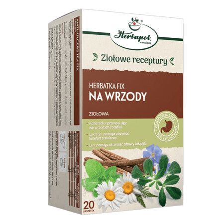 Herbapol Na Wrzody, fixed herbal tea, 2 gx 20 sachets