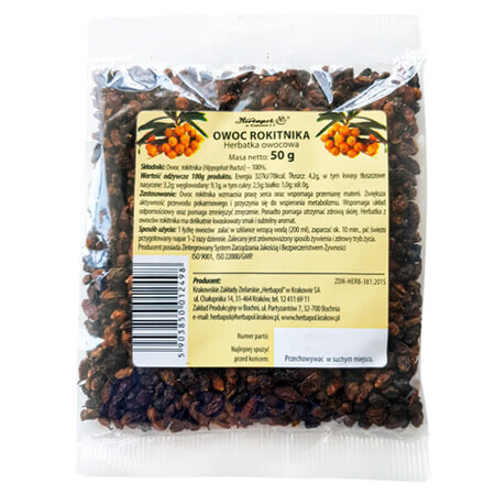 Herbapol duindoorn, fruit, 50 g