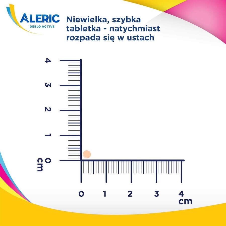 Aleric Deslo Activo 2,5 mg, 10 comprimidos bucodispersables