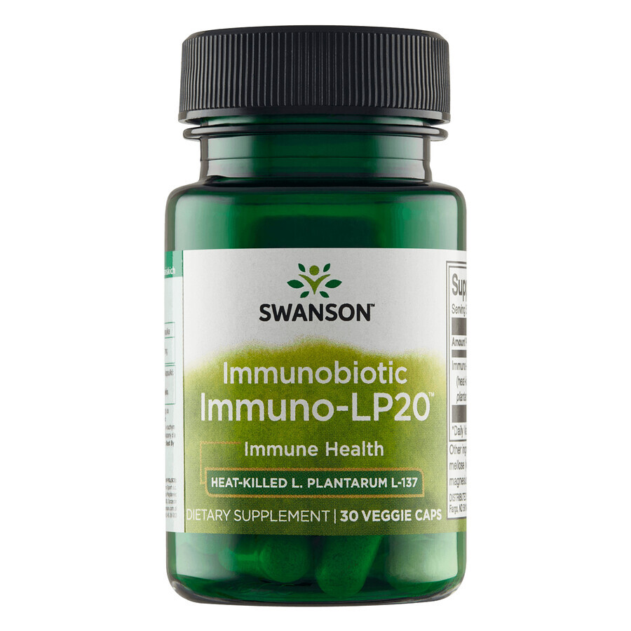 Swanson Immunobiotic Immuno-LP20, 30 gélules végétales