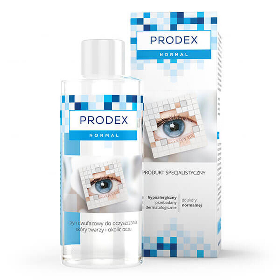 Prodex Normal, bifasische reiniger voor gezicht en ogen, normale huid, 150 ml