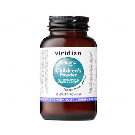 Viridian Synbiotic Kinderpoeder, synbioticum voor kinderen met vitamine C, 50 g