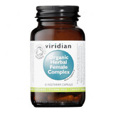 Viridian Organic Herbal Female Complex, een organisch kruidencomplex voor vrouwen 30 capsules