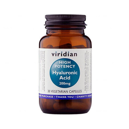 Viridian, Hyaluronic acid 200 mg, 30 capsules