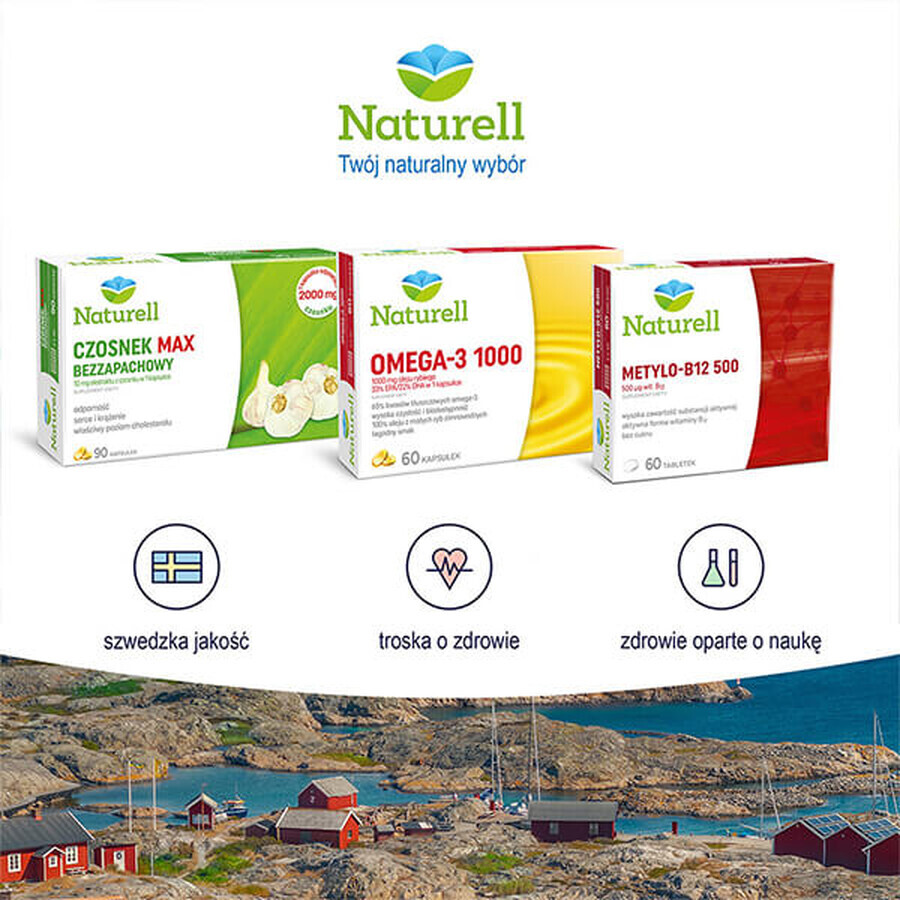 Naturell Coenzima Q10 + E, 120 capsule