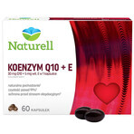 Naturell, Coenzyme Q-10 30 mg + Vitamin E, 60 capsules