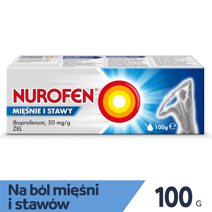 Nurofen Muscles and Joints 50 mg/g, gel, 100 g