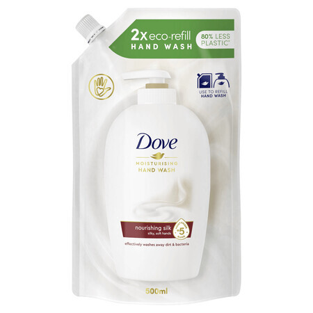 Dove, liquid soap, Nourishing Silk, stock, 500 ml