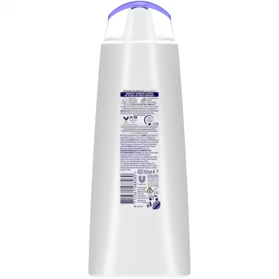 Dove, Nutritive Solutions Intensive Repair, shampoo voor beschadigd haar, 400 ml