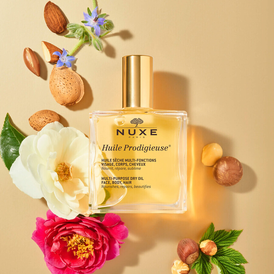 Nuxe Huile Prodigieuse, multifunctional dry oil for body, face and hair, 100 ml