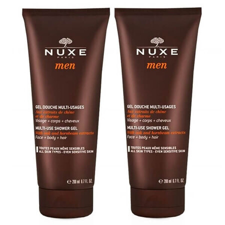 Nuxe Men Set, multifunctional shower gel, 2 x 200 ml