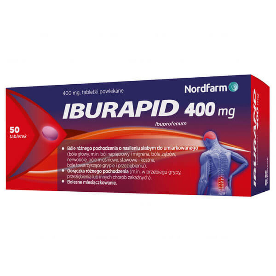 Iburapid 400 mg, 50 film-coated tablets