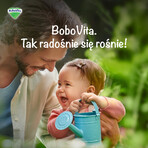 BoboVita Mousse in een tube, bosbessen en appels met banaan, na 6 maanden, 80 g