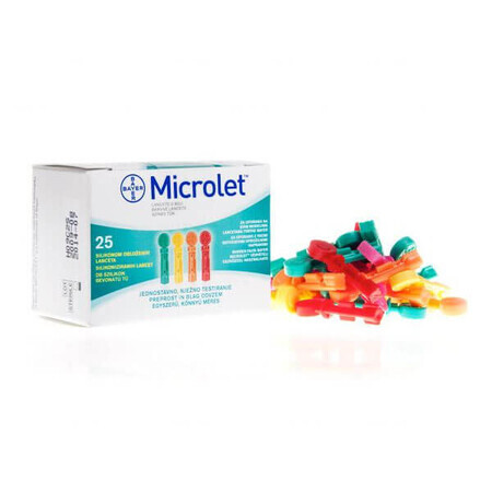 Microlet, lancetten, 25 stuks