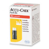 Accu-Chek FastClix, lancetten, prikplaatjes, 24 stuks