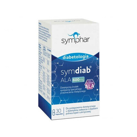 Symdiab ALA 600 mg, 30 capsule