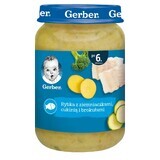 Gerber Diner, vis met aardappelen, courgette en broccoli, na 6 maanden, 190 g