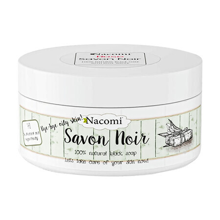 Nacomi, jabón negro Savon Noir, 120 g