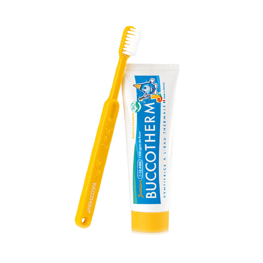 Mondhygiëneset voor kinderen van 7-12 jaar (bevat tandpasta, tandenborstel en wattenzakje), 50 ml, Buccotherm