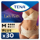 Tena Lady Pants Creme, absorberende slips, maat M, 75-105 cm, Plus, 30 stuks